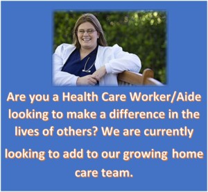 Are you a Health Care Worker/Aide 